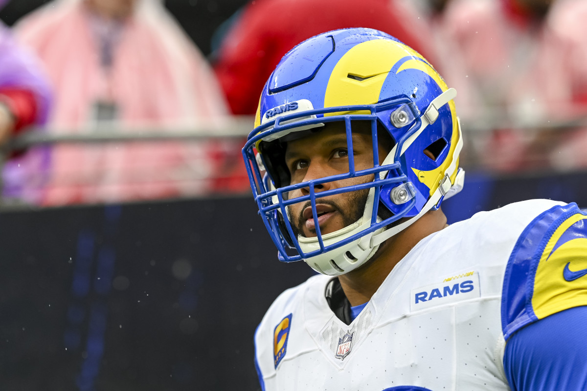 Aaron Donald and the Los Angeles Rams are in the thick of the NFC playoff picture. 